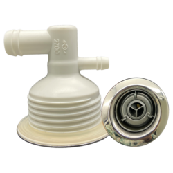 Edgetec Axiom 80 Tri-Spin Spa Jet Graphite/Stainless Steel