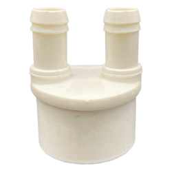 Water Manifold 50 mm Spigot - 2 X 19 mm port