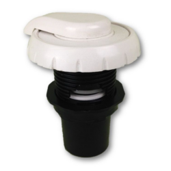 Waterway 1" Air Control White(Notched) - OBSOLETE