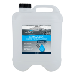 LoChlor Miraclear Liquid Clarifier 20L *BULK CHEMICAL FREIGHT CHARGE*