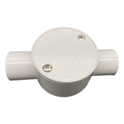 Conduit Junction Box 2 Way 25mm