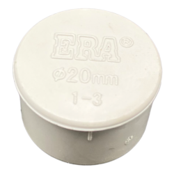 Conduit End plug 25mm Dimensions: 22mm x 22mm x 15mm Conduit End plug 20mm also available. Part No. EEP20
