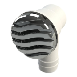 Edgetec Over Flow-Spa Bath-Chrome