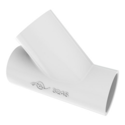 Wye Fitting 25mm x 25mm x 45 deg