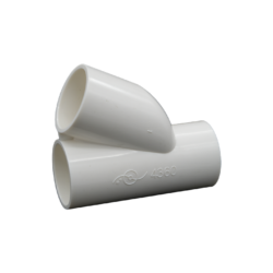 25mm x 25mm x 25 deg Wye Fitting