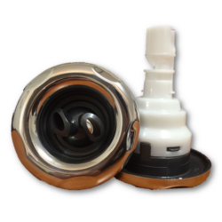 CMP 400 Series 3 3/8" Typhoon Jet Internal - 5 Scallop Double Rotational Stainless Steel/Graphite Gray