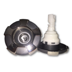 CMP 400 Series 4.25" Typhoon Jet Internal - Crown Face Rotational Stainless Steel/Graphite Gray/Silver