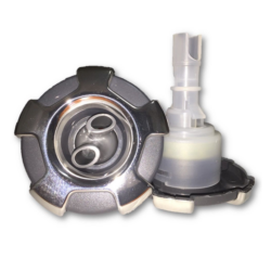 CMP 300 Series 3.25" Typhoon Jet Internal - Crown Face Double Rotational Stainless Steel/Graphite Gray/Silver