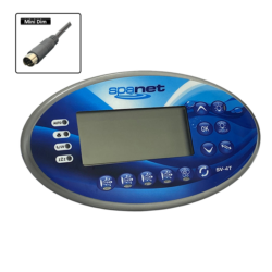 Spanet XS4000 SV Touchpad and Overlay