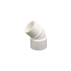 25mm 45deg White PVC Street Elbow