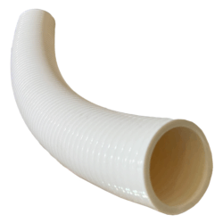 15mm White PVC Flexi Pipe 3m Length