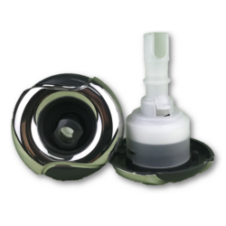 CMP 300 Series 3" Typhoon Jet Internal - Wave Face Rotational Stainless Steel/Graphite Gray