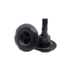 Rising Dragon 3“ Twin Pulse Jet Scalloped Black Screw Thread