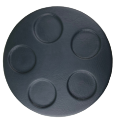 Esky Round Lid Grey with 5 Hole Indentations