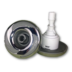 LA Spas Mini Storm Directional Stainless Steel Jet with Logo